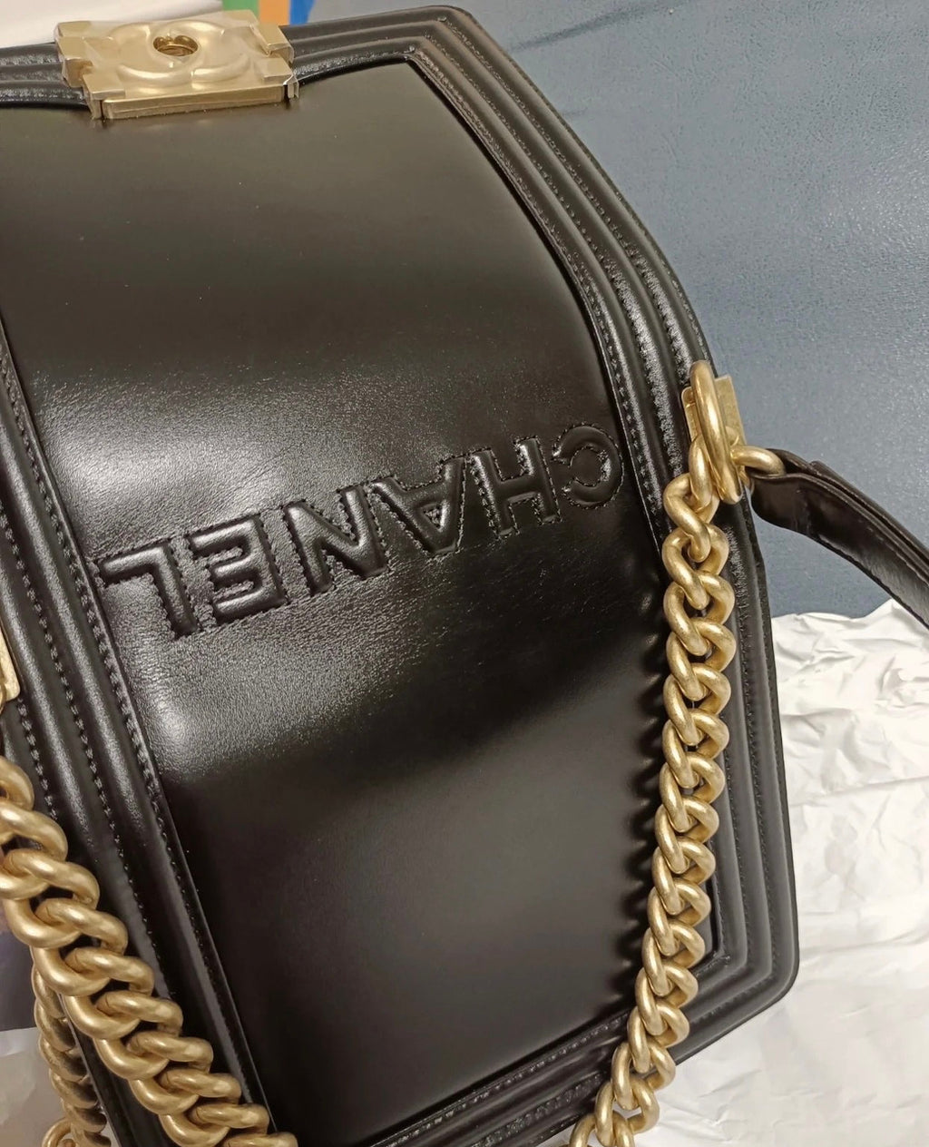 Chanel MINI BOY CHANEL HANDBAG BLACK