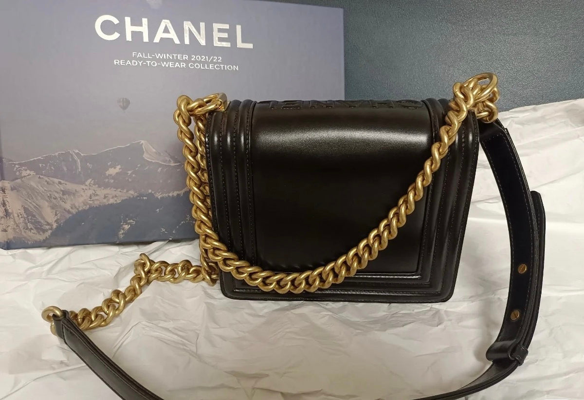 Chanel MINI BOY CHANEL HANDBAG BLACK