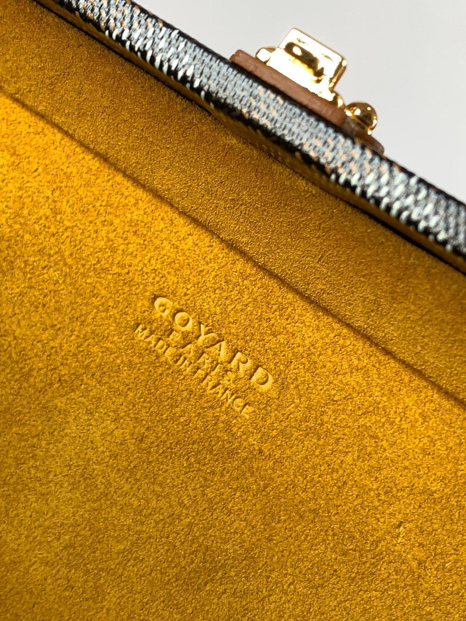 Goyard Grand Hotel Trunk Bag Black & Tan Goyard