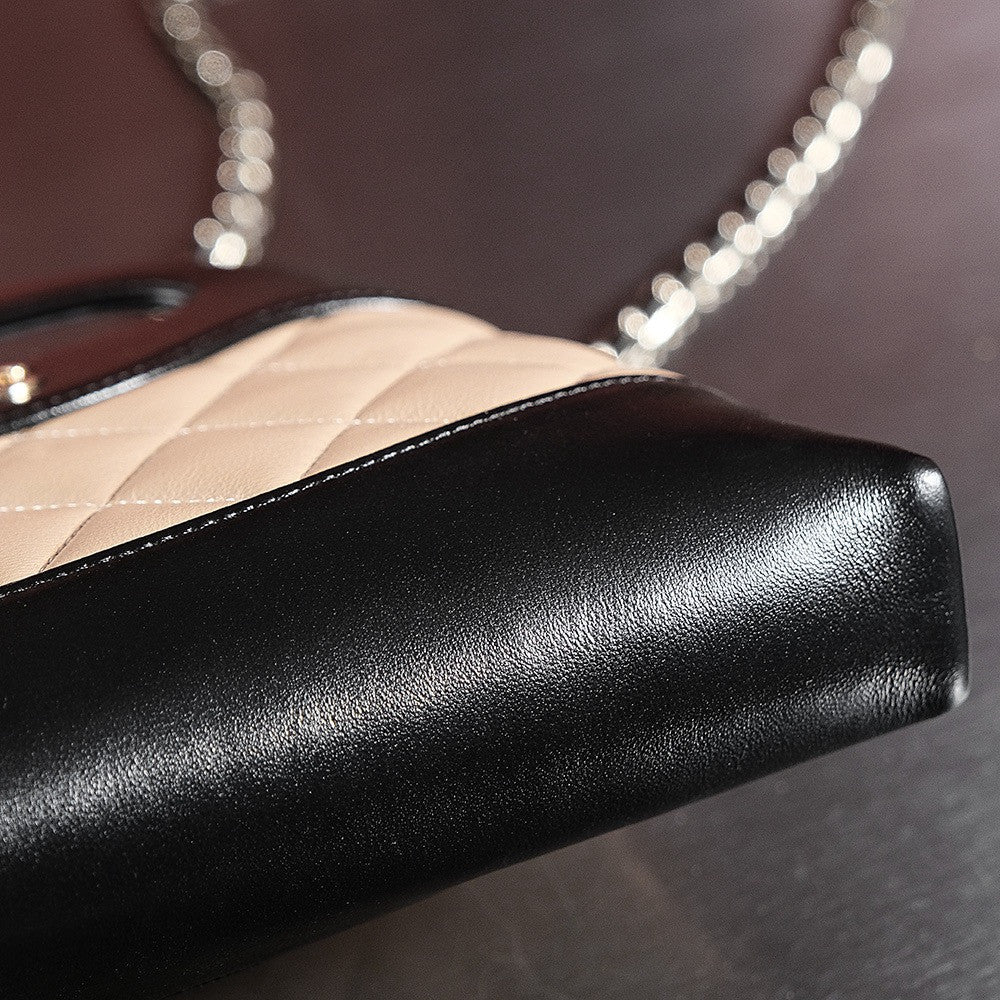 CHANEL 31 MINI SHOPPING BAG Dark Beige & Black