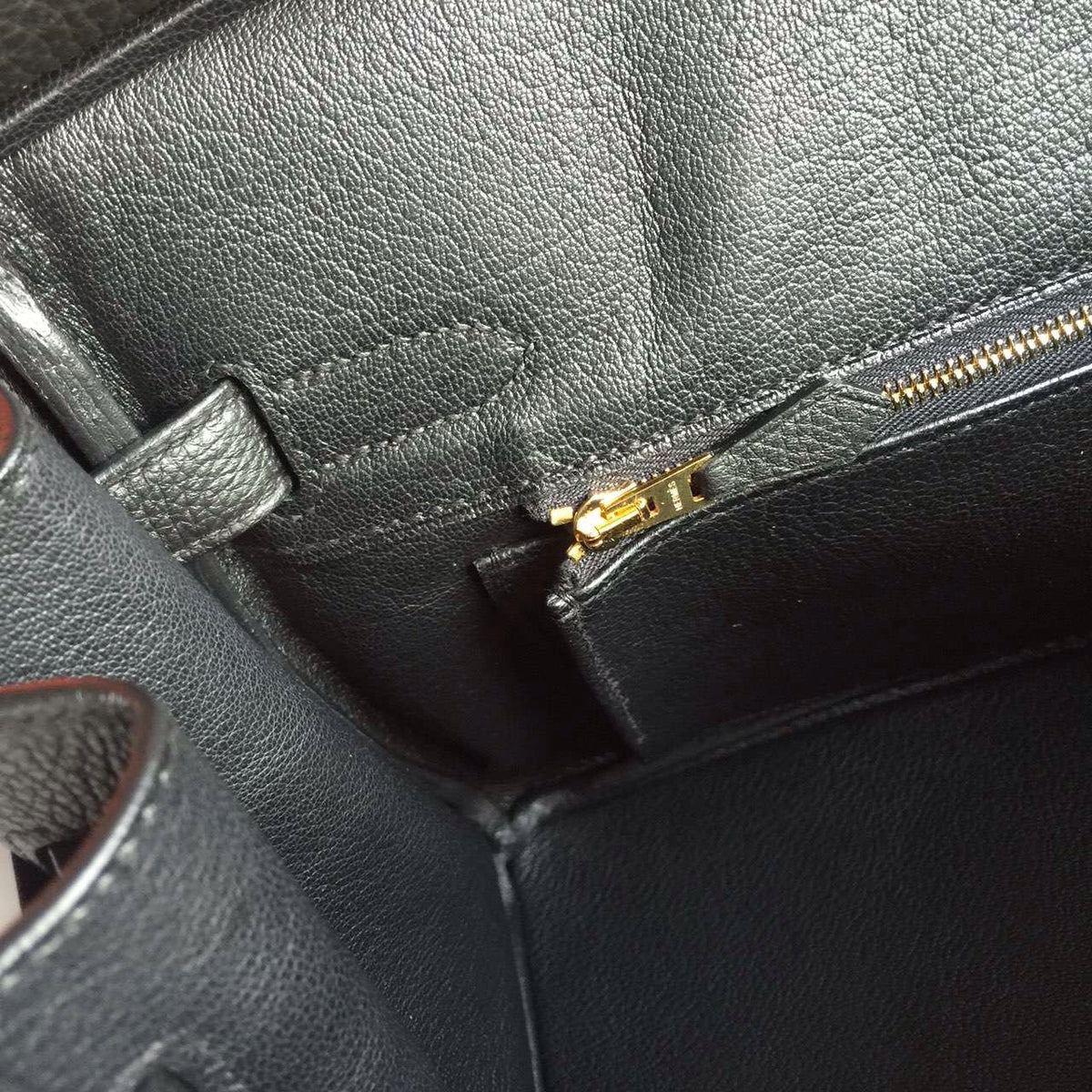 Hermes Black Birkin Bag 30cm Epsom Gold Hardware