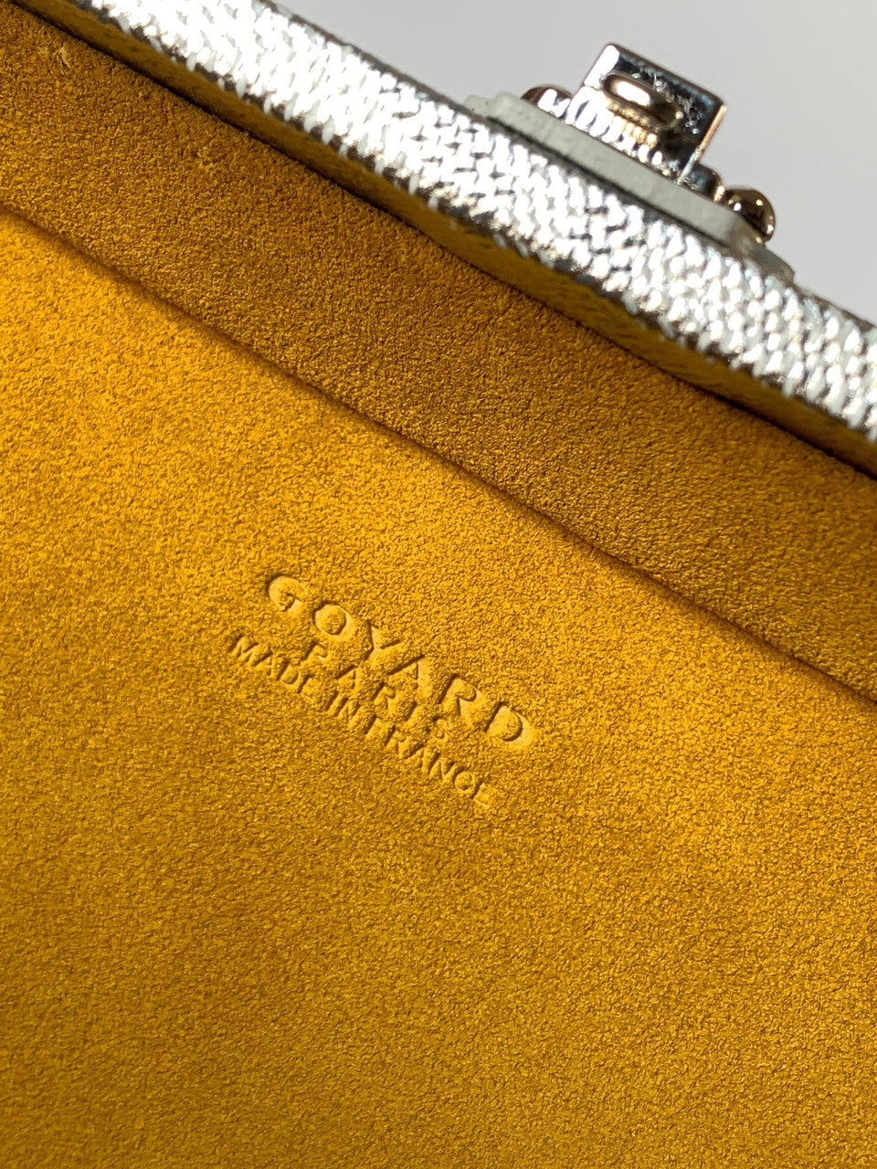 Goyard Grand Hotel Trunk Bag Silver Goyard