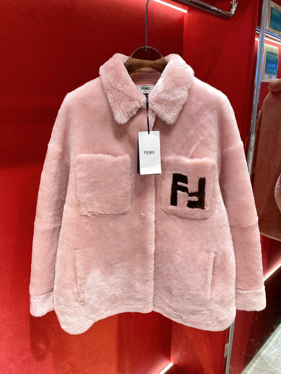 Fendi Jacket Pink mink Go-To jacket