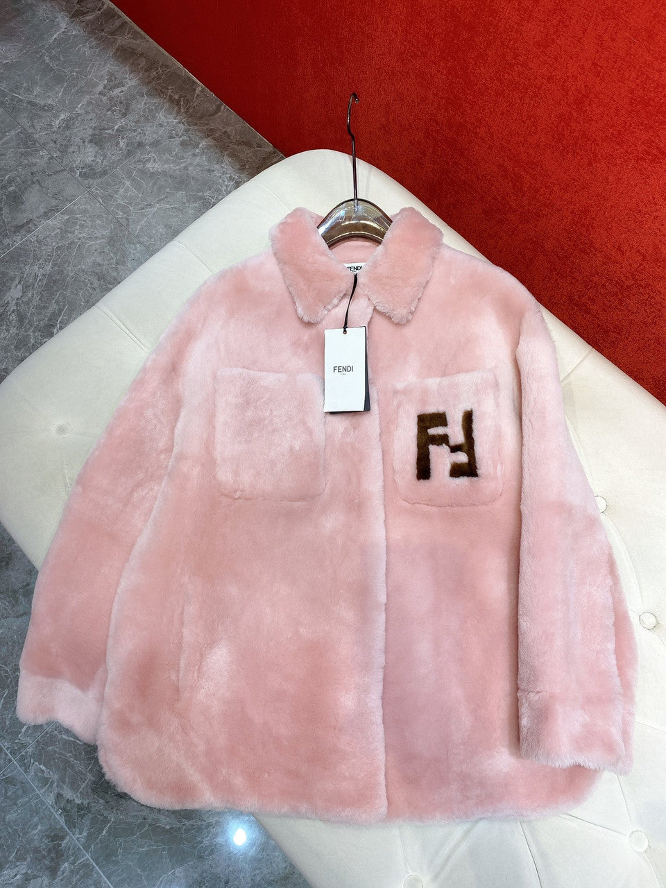 Fendi Jacket Pink mink Go-To jacket