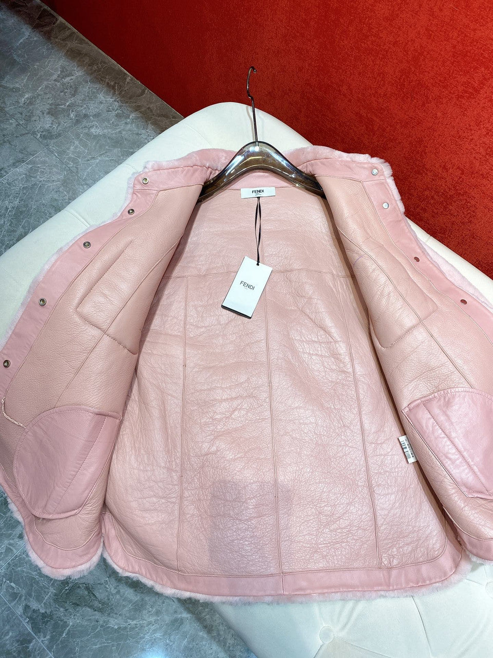 Fendi Jacket Pink mink Go-To jacket