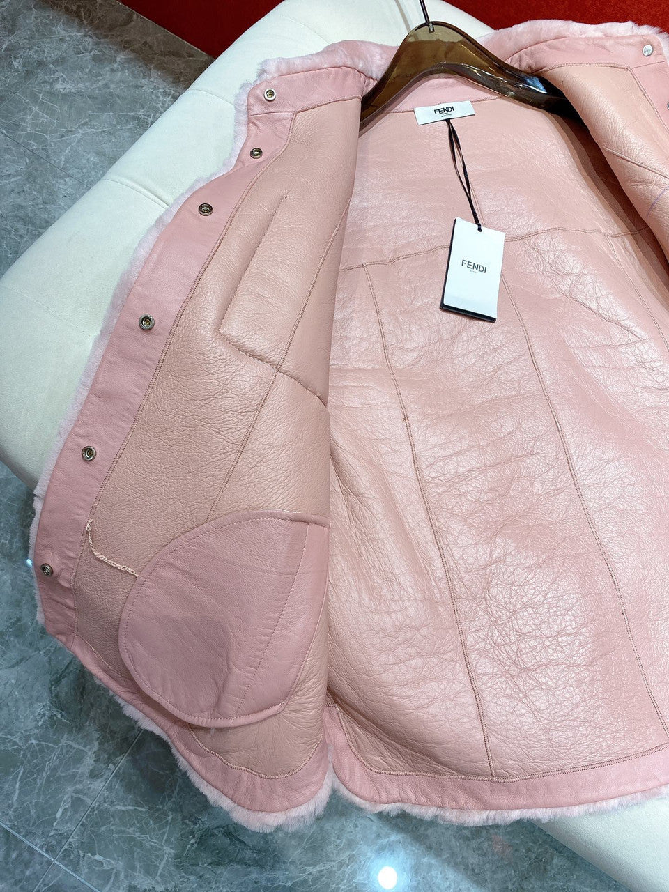 Fendi Jacket Pink mink Go-To jacket