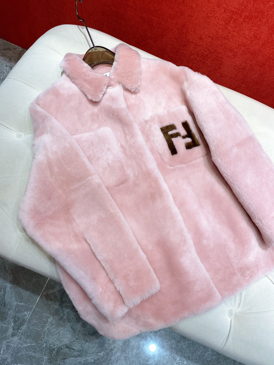 Fendi Jacket Pink mink Go-To jacket