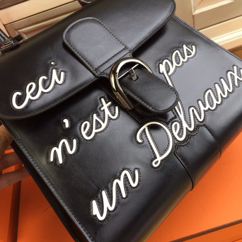 Delvaux L'Humour Brillant MM "Ceci N'est Pas Un Delvaux"