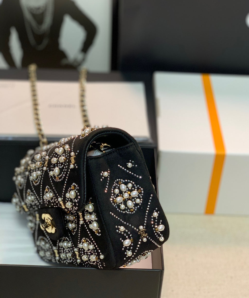 Chanel Limited Edition Pearl Classic Handbag 2022