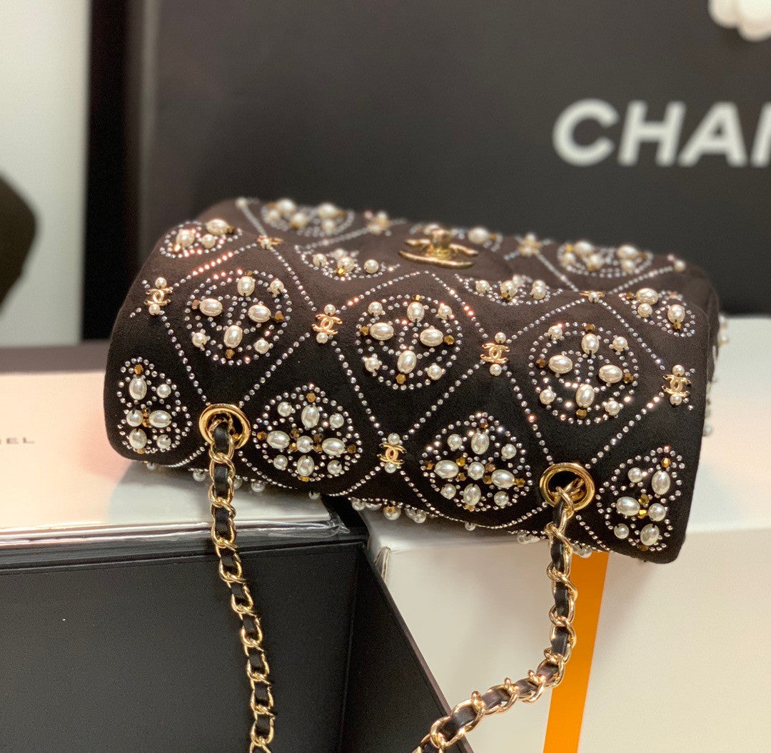 Chanel Limited Edition Pearl Classic Handbag 2022
