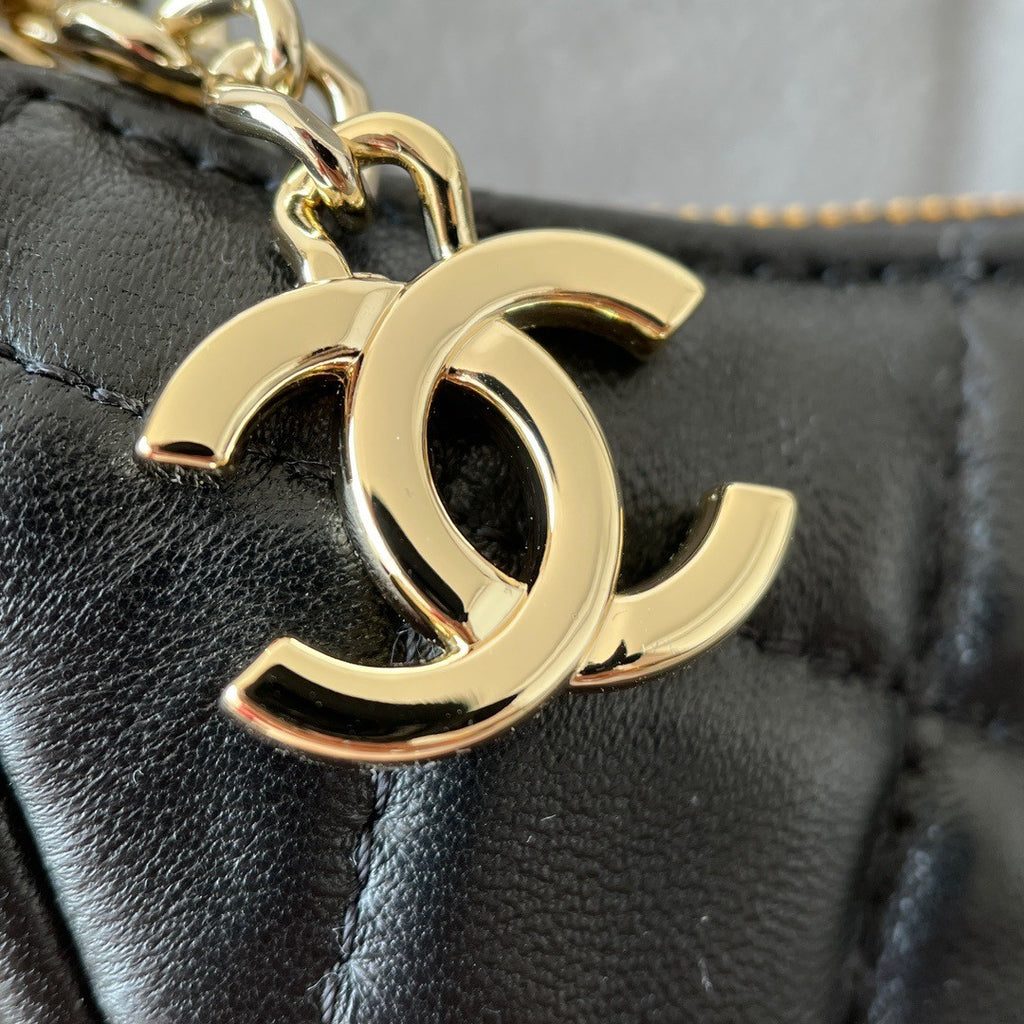 Chanel SS2023 SMALL HOBO BAG BLACK