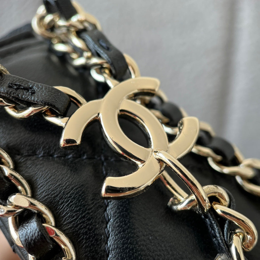 Chanel SS2023 SMALL HOBO BAG BLACK