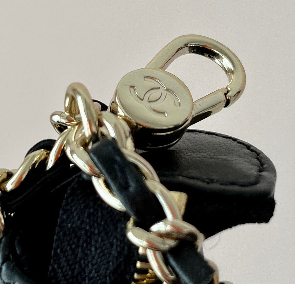 Chanel SS2023 SMALL HOBO BAG BLACK