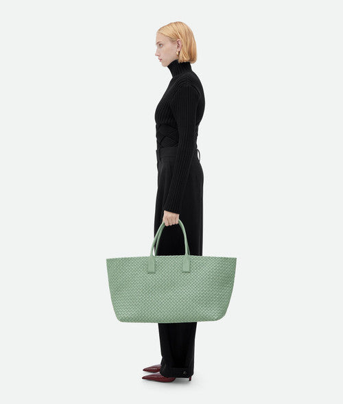 Bottega Veneta Large Cabat in New Sauge