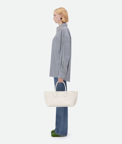Bottega Veneta Small Cabat White