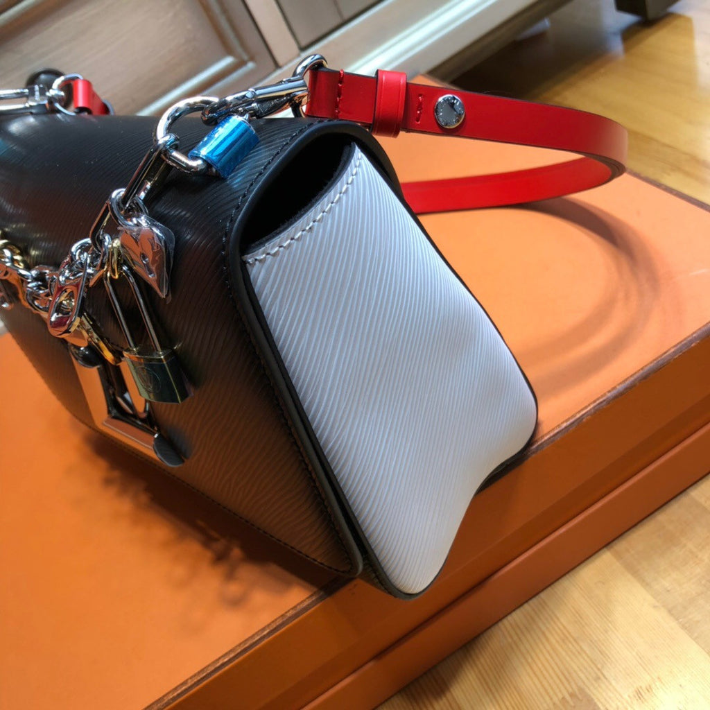 Louis Vuitto Limited Edition TWIST MM Chain Bag with Charms