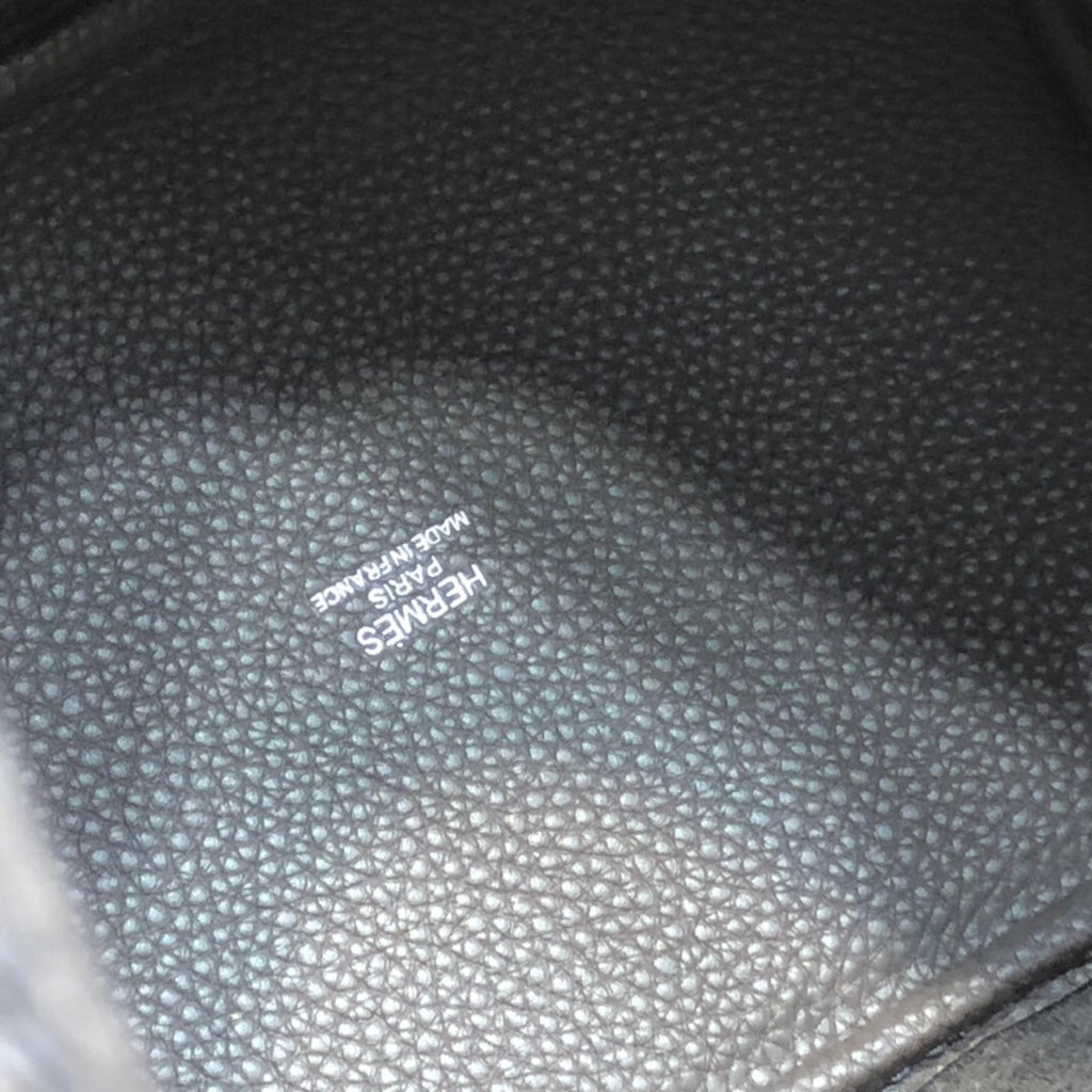 Hermes 8F Etain  Picotin Lock 18 Togo Leather Bag
