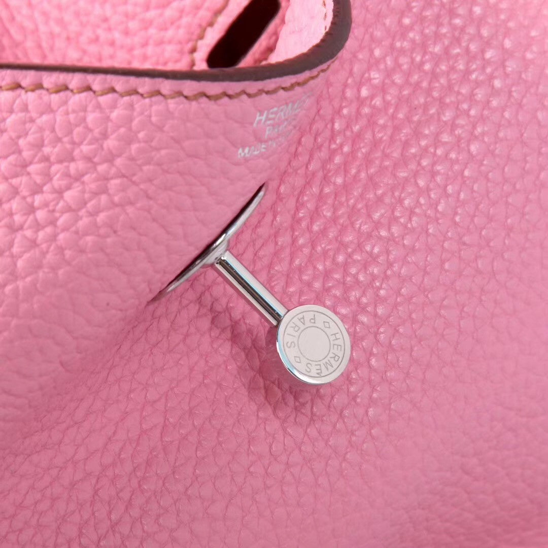 Hermes 1Q Rose Confetti Lindy 26 Swift Palladium Hardware