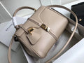 Celine  MEDIUM 16 BAG IN SATINATED CALFSKIN BLACK  NUDE