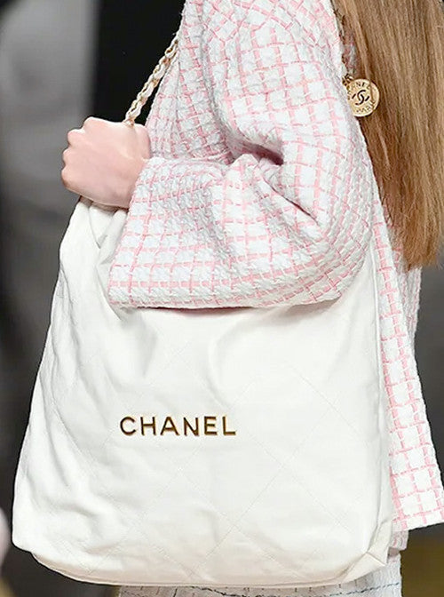 Chanel Limited Edition Runway MAXI SHOPPING BAG 2022 White
