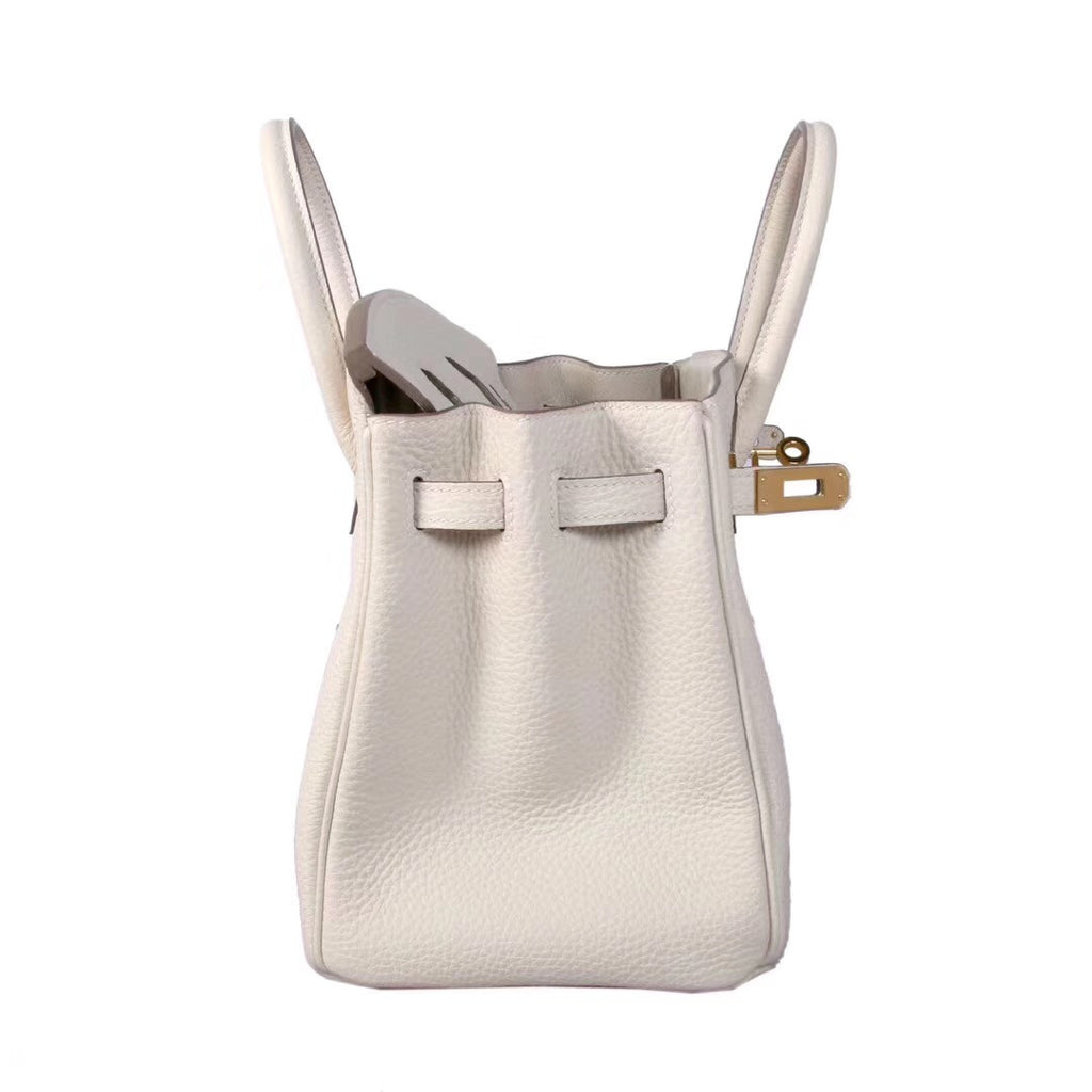 Hermès  Craie Birkin 30 cm Togo Leather Gold Hardware