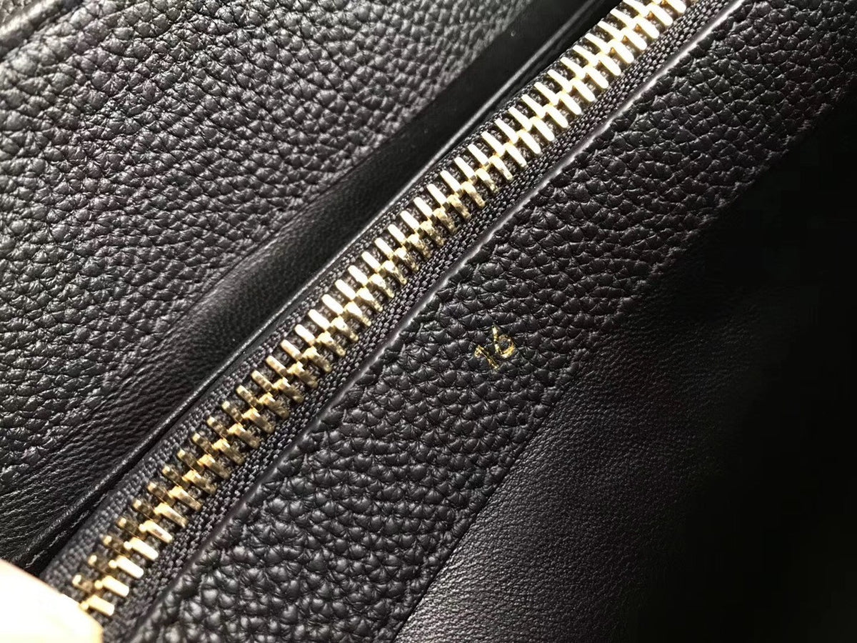 Celine SMALL 16 BAG IN SATINATED CALFSKIN BLACK