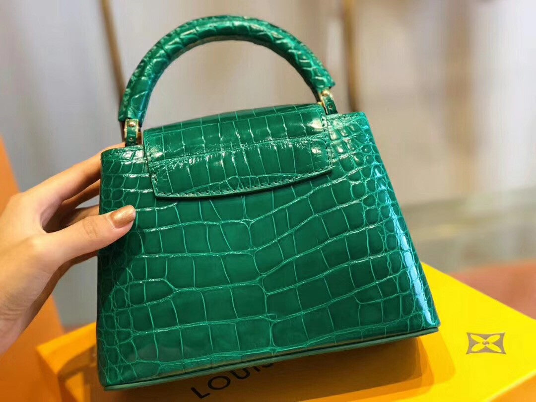 CAPUCINES MINI N92831 Alligator leather