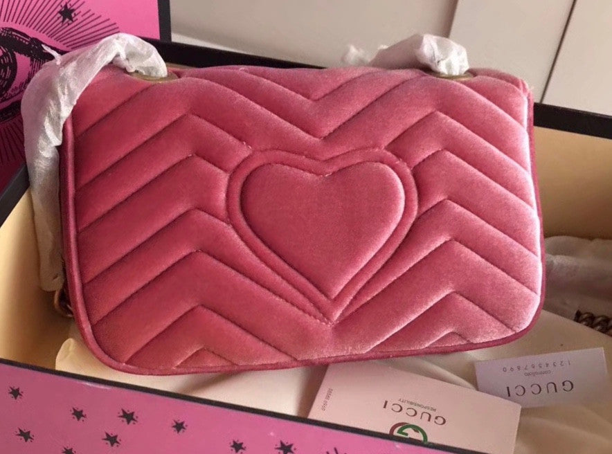 Gucci Limited Edition GG Marmont embroidered velvet mini bag
