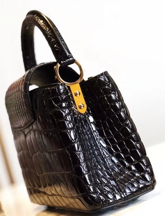 Louis Vuitton CAPUCINES MINI Crocodilien Brillant  N93163