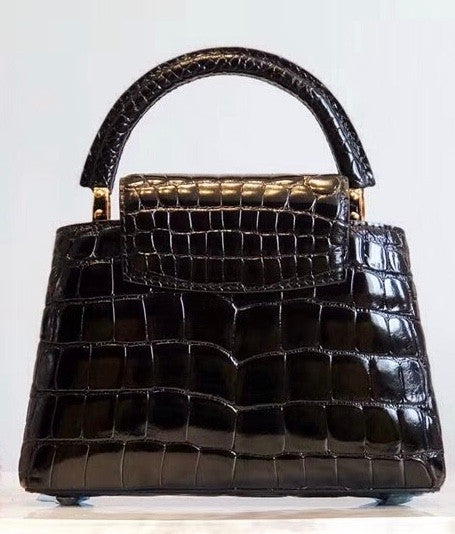 Louis Vuitton CAPUCINES MINI Crocodilien Brillant  N93163