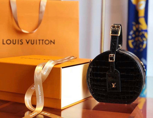 Louis Vuitton PETITE BOITE CHAPEAU Crocodile N93597