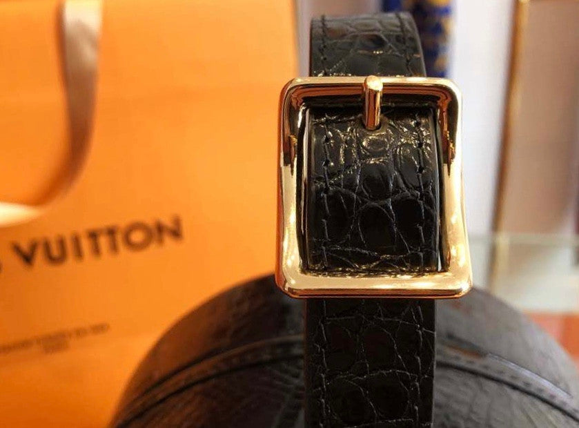 Louis Vuitton PETITE BOITE CHAPEAU Crocodile N93597