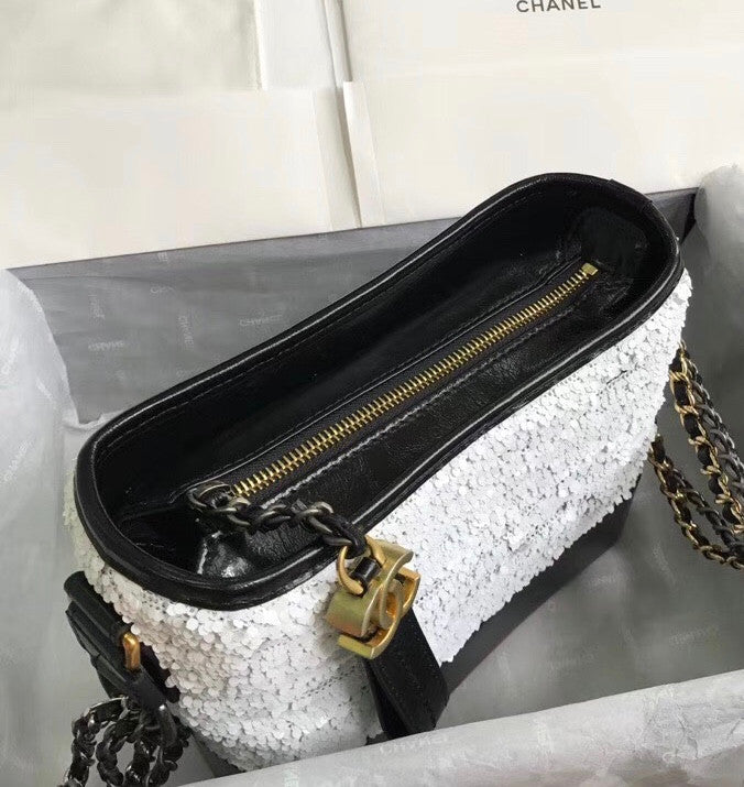 Chanel's Gabrielle Small Sequins Hobo Bag A91810