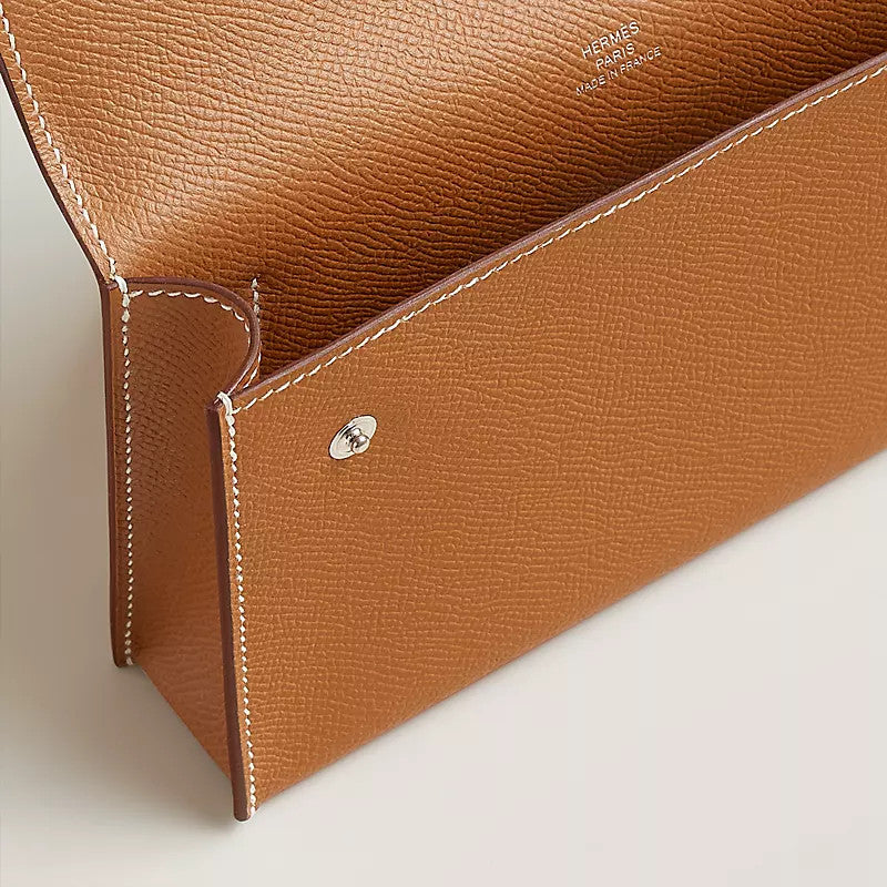 Hermes Hermèsnap wallet In Gold Epsom Leather