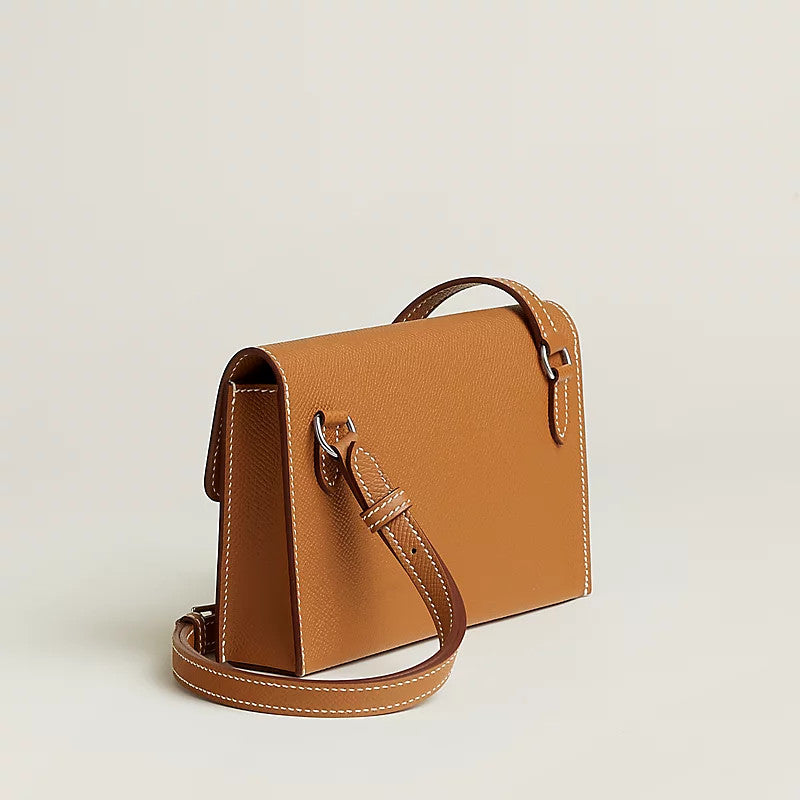 Hermes Hermèsnap wallet In Gold Epsom Leather