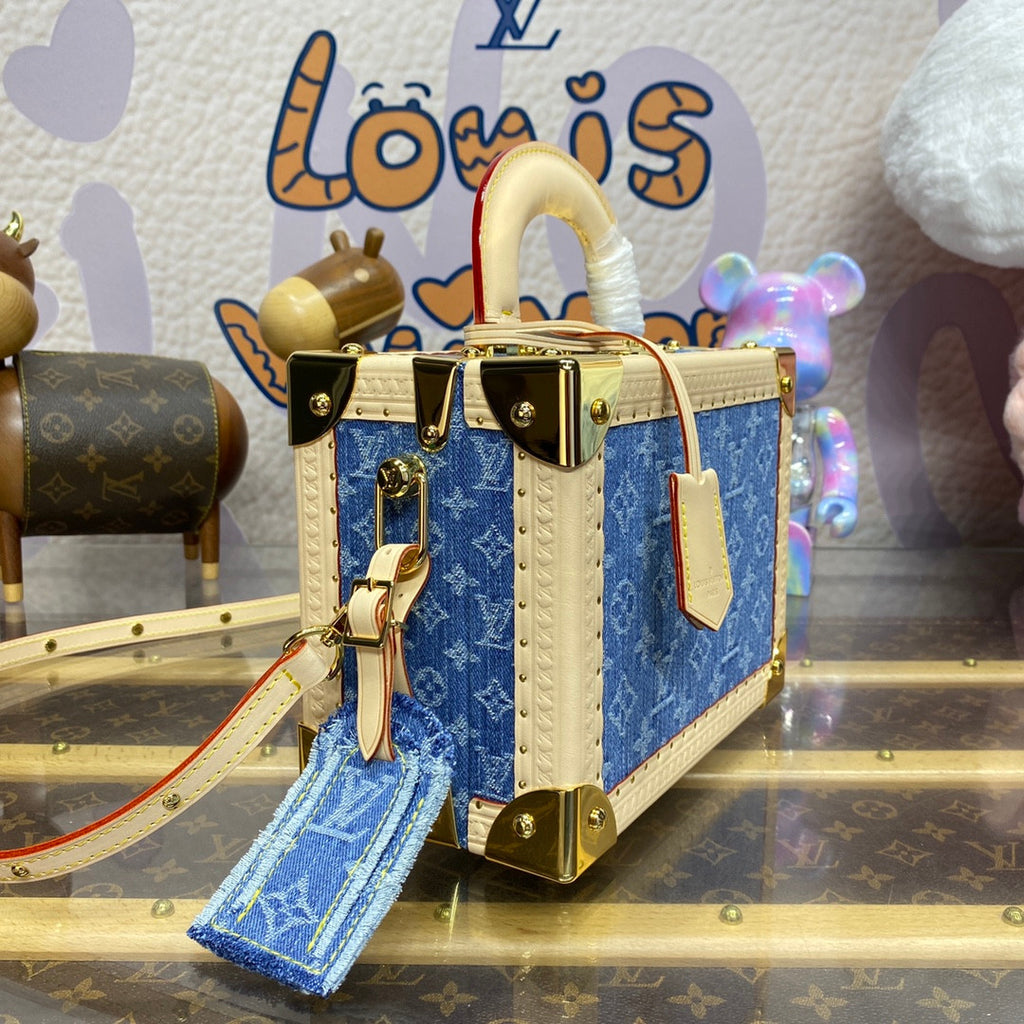 Louis Vuitton M24161 Petite Valise Denim Blue