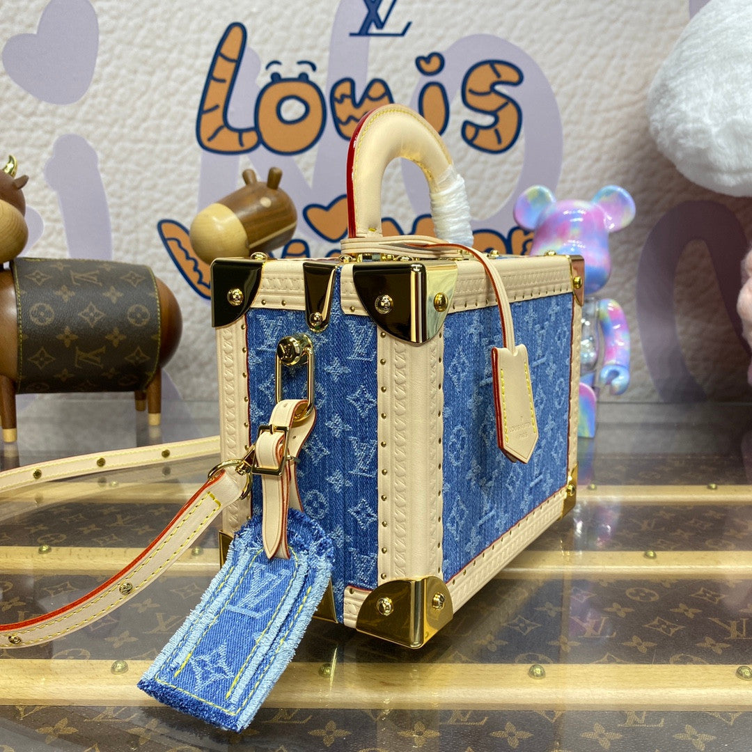 Louis Vuitton M24161 Petite Valise Denim Blue