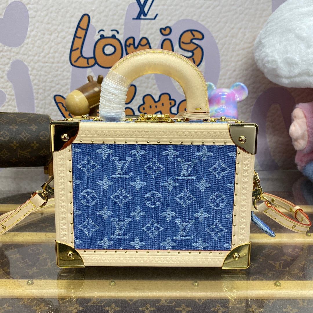 Louis Vuitton M24161 Petite Valise Denim Blue