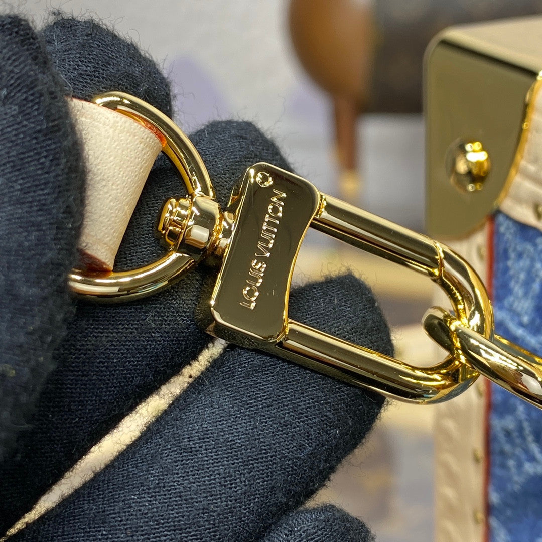 Louis Vuitton M24161 Petite Valise Denim Blue
