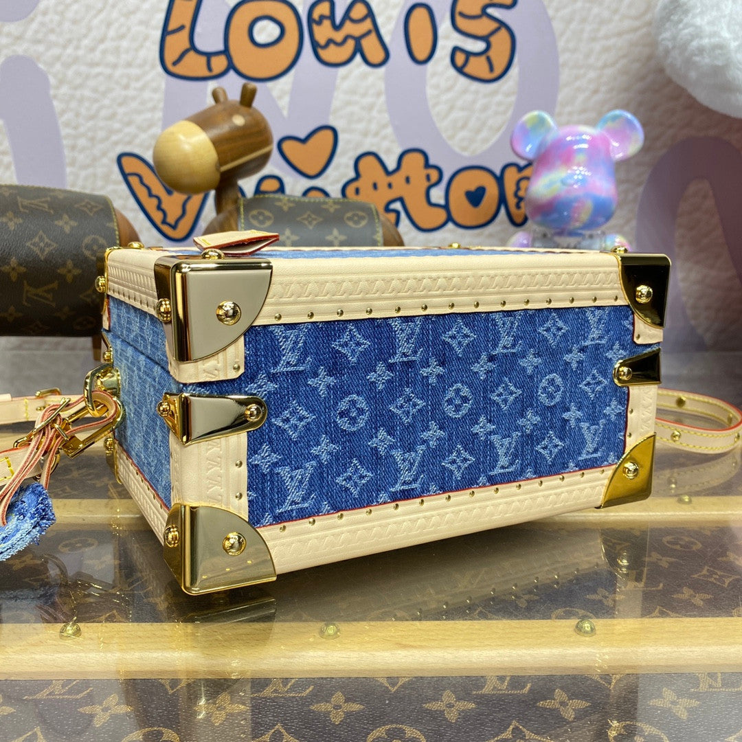 Louis Vuitton M24161 Petite Valise Denim Blue