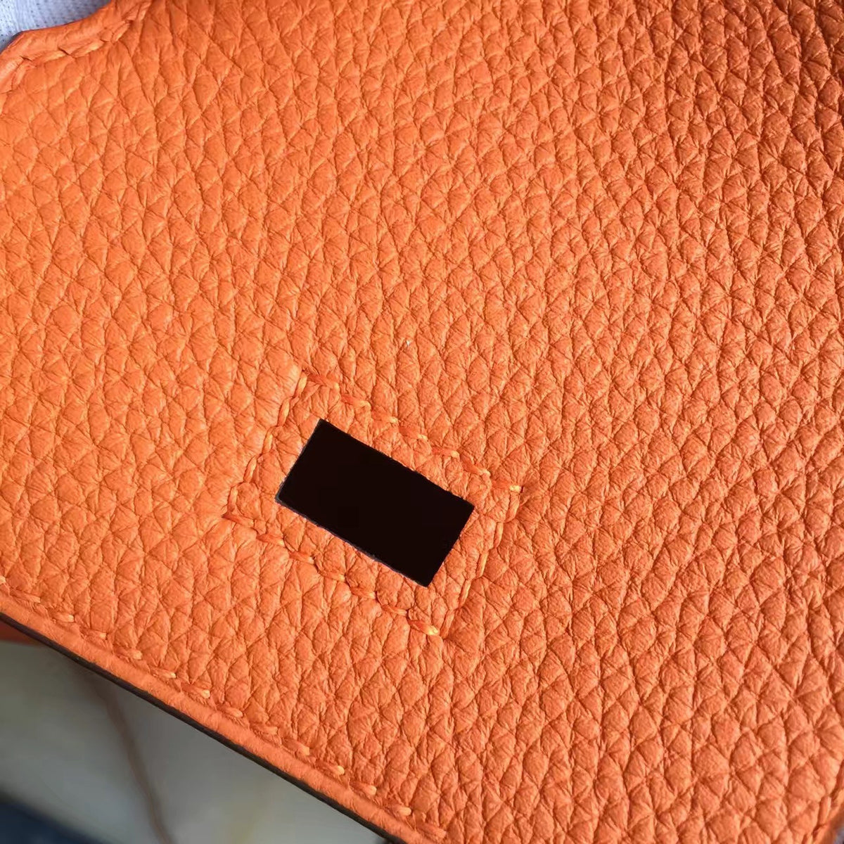 Hermes Orange Birkin Bag 25cm Palladium Hardware