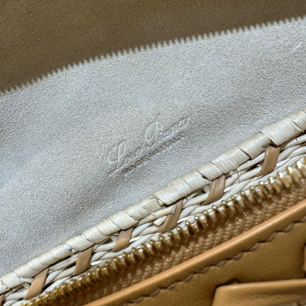 Loro Piana Extra Pocket L19 East-West wicker Beige