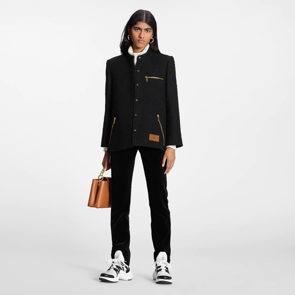 Louis Vuitton 1AALQL BOUCLÉ WOOL OFFICER JACKET